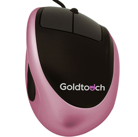 GoldTouch KOV-GTM-KOMENPINK Right Handed USB Ergonomic Mouse Benefiting Susan G. Komen for the Cure