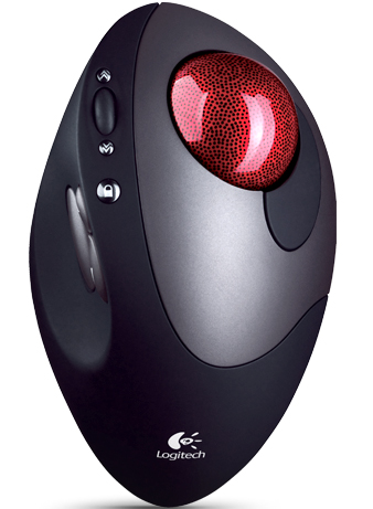 Logitech 904369-0403 Cordless Optical Comfortable Ergonomic Trackman Trackball Mouse