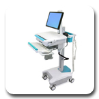 Ergotron SV32-32001 StyleView LCD Cart 40 Ah Powered