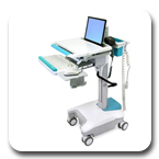 Ergotron SV32-32002 StyleView Notebook Cart 40 Ah Powered