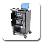 Ergotron 24-224-085 Tablet Management Cart with Two Modules, 32 Tablet Capacity, each Tablet up to 2.2 lbs