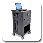 Ergotron 24-238-085 Tablet Management Cart with Individual Status Indicator, Two Modules, 32 Tablet Capacity, each up to 2.2 lbs