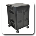 Ergotron 24-291-085 PS Laptop Charging Cart for 20 Devices with PowerShuttle Technology up to 15.6" LCD Black