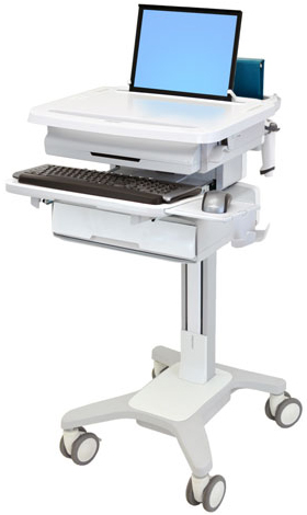 Ergotron SV31-80111 StyleView Patient healthcare Delivery PHD Laptop Cart