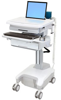 Ergotron SV32-81111 StyleView Patient healthcare Delivery PHD Laptop Cart
