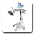 Ergotron SV42-6102-1 StyleView EMR Innovative Ergonomic Healthcare Laptop Cart LiFe Powered