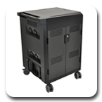 Ergotron 24-302-085 Power Shuttle Tablet and Ultrabook Charging Cart, AC