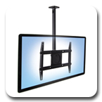 Ergotron 60-842-223 Neo-Flex Ceiling Mount for Single Large Display