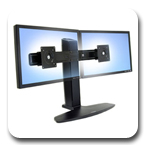 Ergotron 33-330-085 Neo-Flex Dual LCD Multi-Monitor Lift Stand