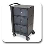 Ergotron 24-374-085 Tablet Management Cart, Three Modules, 48 Device Capacity