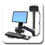 Ergotron 45-216-200 StyleView HD Combo System (black)