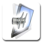 Ergotron 60-601-003 TM Tilting Large Display XL Wall Mount Silver
