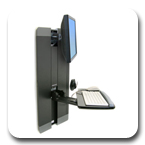  Ergotron 60-594-195 Style View Vertical Lift for Patient Room 60594195