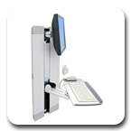 Ergotron 60-594-216 Style View Vertical Lift for Patient Room 60594216