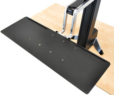 Ergotron 97-584 Large Keyboard Tray for WorkFit-S Sit-Stand Workstations Black 97584