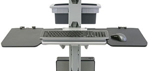 Ergotron 97-483-055 Neo-Flex Extended two Worksurfaces