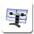 Ergotron LX Dual Lift Stand 33-299-195