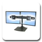 Ergotron DS100 Dual-Monitor Mount 33-322-200
