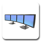 Ergotron DS100 Quad-Monitor 33-325-200