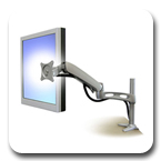 Ergotron 45-179-194 LX Desk Mount LCD Arm