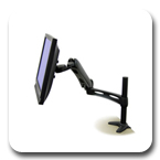 Ergotron 45-179-195 Desk Mount LX LCD Arm Black