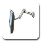 Ergotron 45-180-194 LX LCD Arm Wall Mount Silver