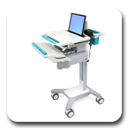Ergotron SV31-31052 StyleView Notebook Cart with Drawer SV3131052