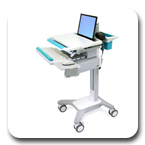 Ergotron SV32-32052 StyleView Notebook Cart Drawer 66 Ah Powered SV3232052