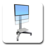 Ergotron 24-190-057 Neo-Flex Mobile Media Center LD Light Duty Grey 24190057