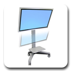 Ergotron 24-192-057 Neo-Flex Mobile Media Center UHD Ultra Heavy Duty 24192057