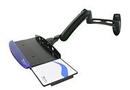 Ergotron 45-186-195 LX Wall Mount Keyboard Arm Black