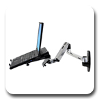 Ergotron LX Notebook Arm Wall Mount Laptop Arm