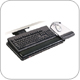 3M AKT100LE Adjustable Under Desk Keyboard Tray (24" Wx21.5" D)
