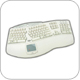 Adesso PCK-308W or PCK-308UW Ergonomic Keyboard with Built-In Touchpad- Hot Keys