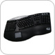 Adesso PCK-308PB PS/2 Contoured Ergonomic Keyboard with TouchPad