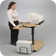 BALT 46572 HiHiLo Pneumatic Stand-Up Workstation