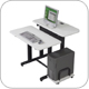 Balt 83681 Single Split Level Training Table 36" Wide Gray