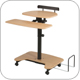 Balt 46572 Hi-Hi-Lo Pneumatic Height Adjustable Stand Up Workstation HiHiLo