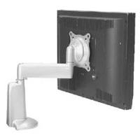 Chief KCS110S or KCS110B Desk Mount Flat Panel Single Swing up to 40 lbs LCD Arm
