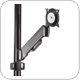 Chief KPV110B or KPV110S Pole Mount Flat Panel Height Adjustable Single Up to 25 lbs LCD LED Arm