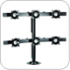 Chief KTG330B or KTG330S Grommet Desk Mount Flat Panel Six up to 20 lbs each LED Monitors LCD Arm