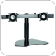 Chief KTP220S or KTP220B Table Stand Flat Panel Dual Horizontal up to 35 lbs each LCD LED Monitor Mounts