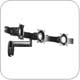 Chief KWS320B or KWS320S Triple LCD Monitor Wall Mount up to 30 lbs Swing Arm