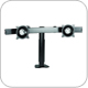 Chief KTC220B or KTC220S Flat Panel Dual Horizontal Desk Clamp up to 35 lbs LCD Mount Arm