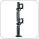 Chief KTC230B or KTC230S Flat Panel Dual Vertical Desk Clamp up to 35 lbs LCD Mount
