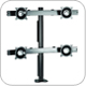 Chief KTC440B or KTC440S Desk Clamp Mount Flat Panel Quad up to 20 lbs each LED Monitor Arm