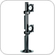 Chief KTG230B or KTG230S Grommet Desk Mount Flat Panel Dual Vertical up to 35 lbs LCD Monitor Arm