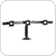 Chief KTG320B or KTG320S Desk Grommet Mount Horizontal Triple Monitor up to 30 lbs LCD Arm
