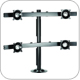 Chief KTG445B or KTG445S Desk Grommet up to 20 lbs each Quad LCD Monitor Mount Arm