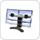 Ergotron 33-299-195 LX Dual Display Lift Stand